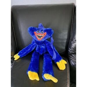 Huggy Wuggy Poppy‎ Playtime Blue Monster Plush 18" Backpack
